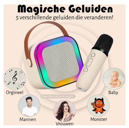Karaoke set met Microfoon