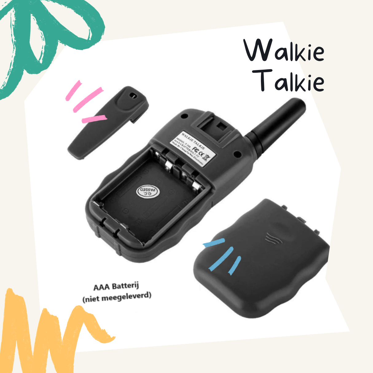B-Joy Kinder Walkie Talkies - Walky Talky met accu