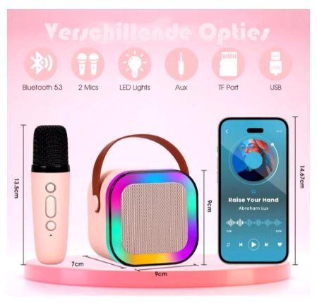 Karaoke set met Microfoon