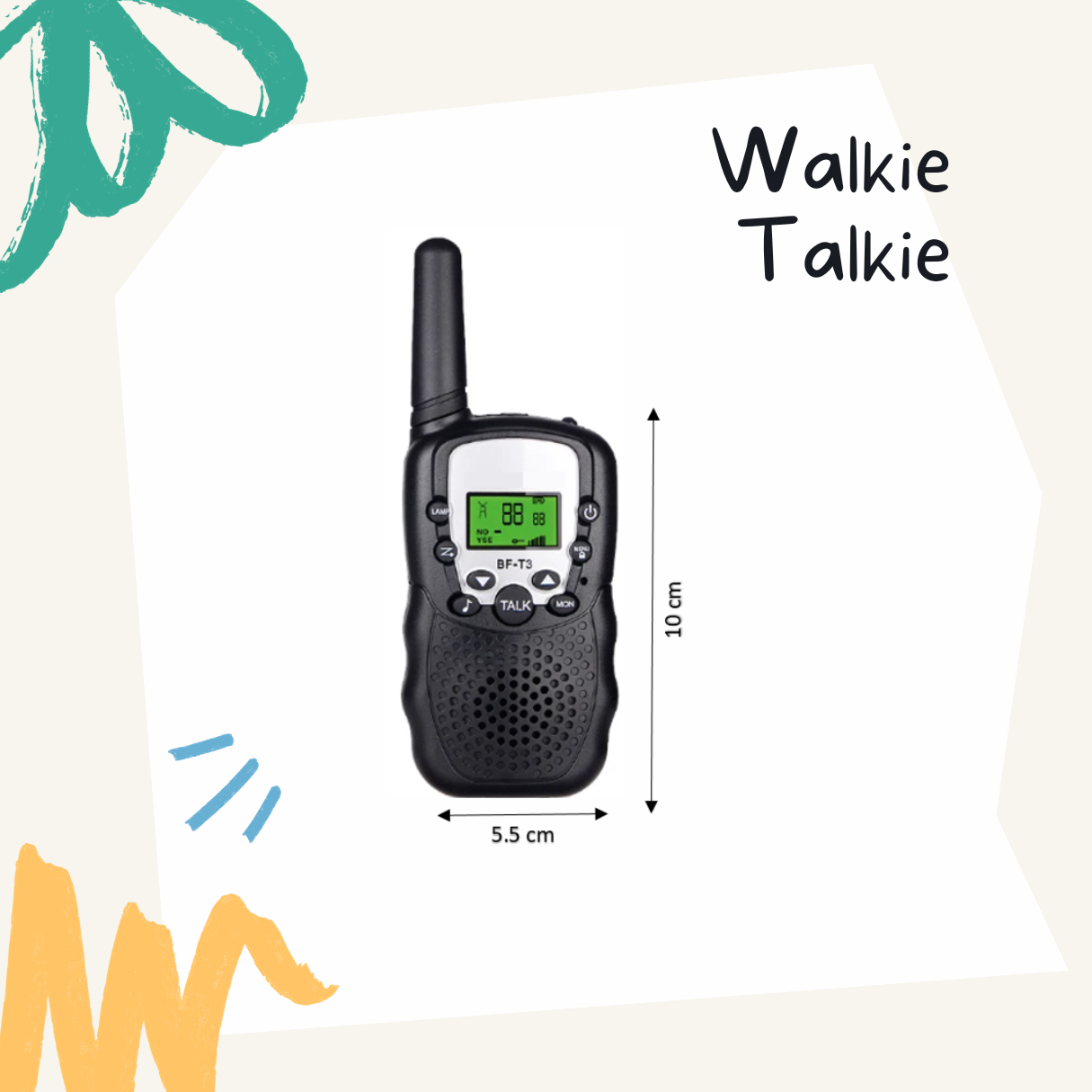 B-Joy Kinder Walkie Talkies - Walky Talky met accu