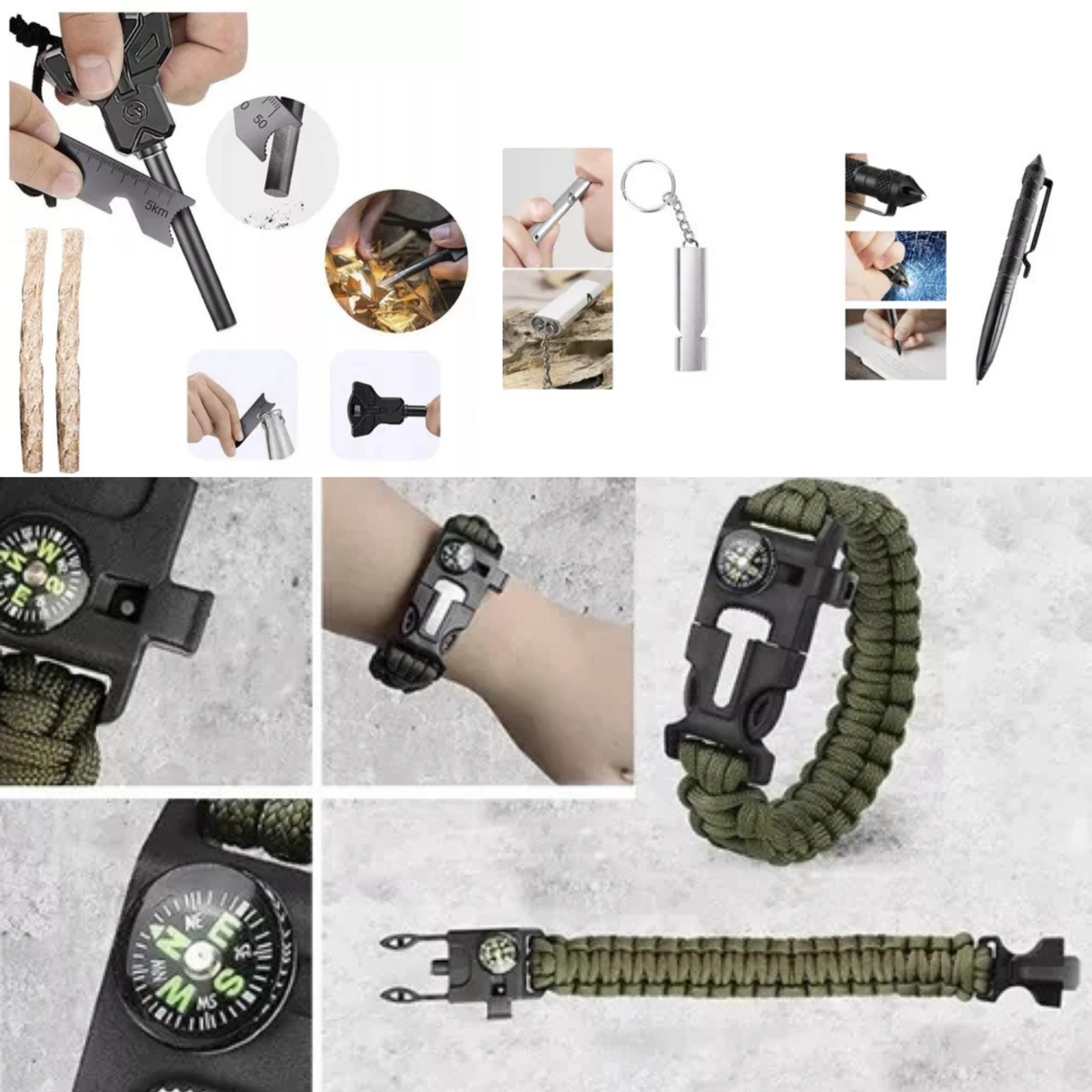 Noodpakket - Overlevingspakket 32 in 1