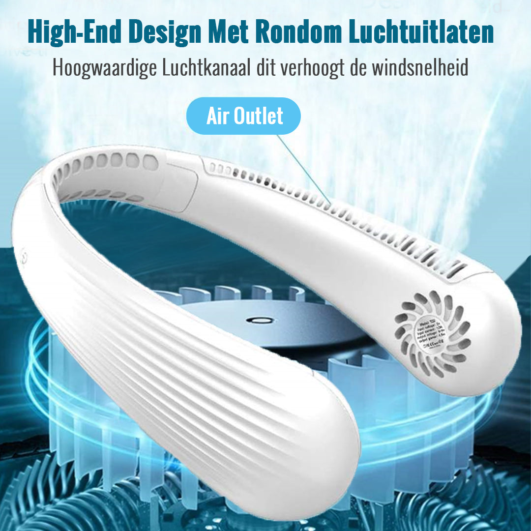 M&W Draagbare Nekventilator Wit