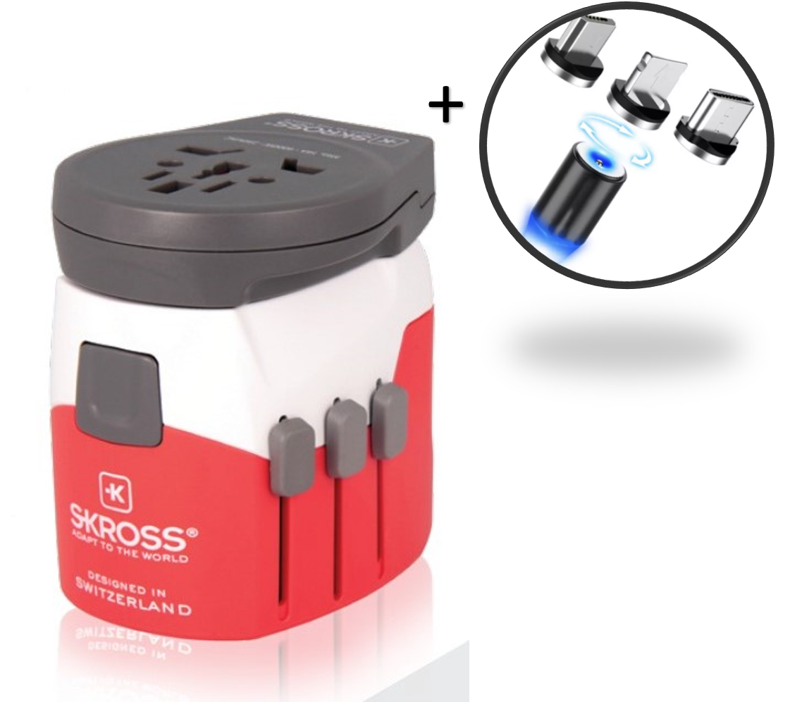 SKROSS Wereldstekker Adapter PRO Reisstekker