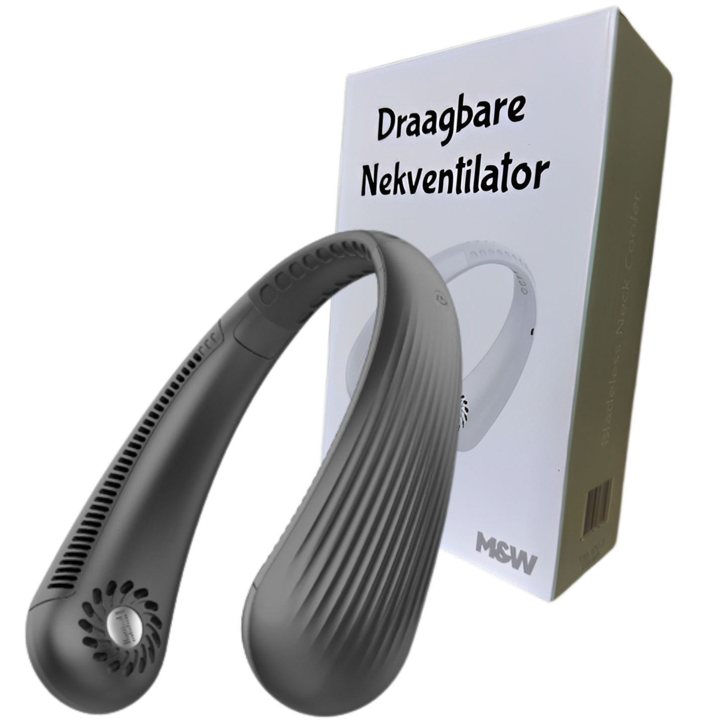 M&W Draagbare Nekventilator Wit