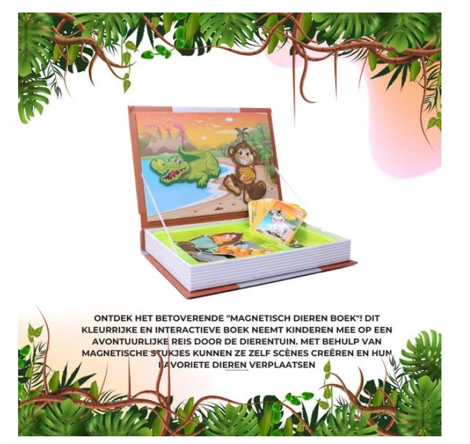 Magnetisch Boek - Dieren