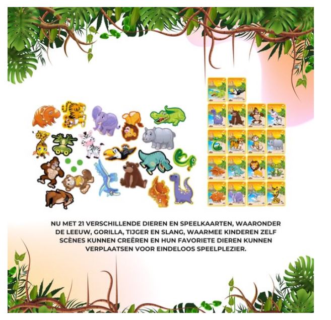 Magnetisch Boek - Dieren