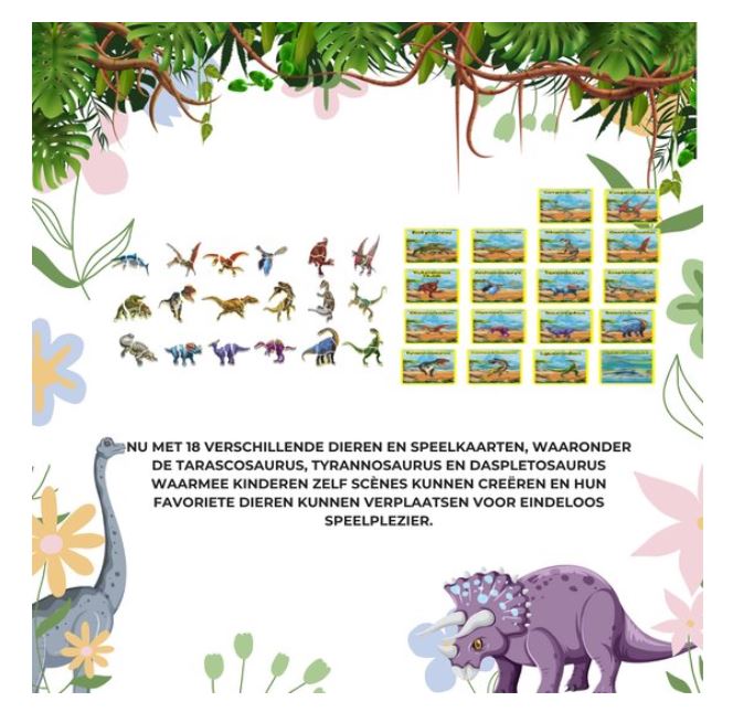 Magnetisch Boek - Dinosaurus - Vanaf 3 jaar