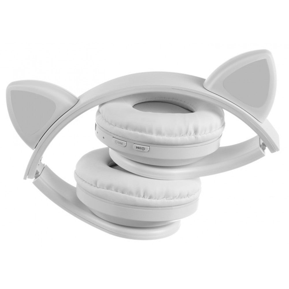 Kinderhoofdtelefoon bluetooth led draadloos katten