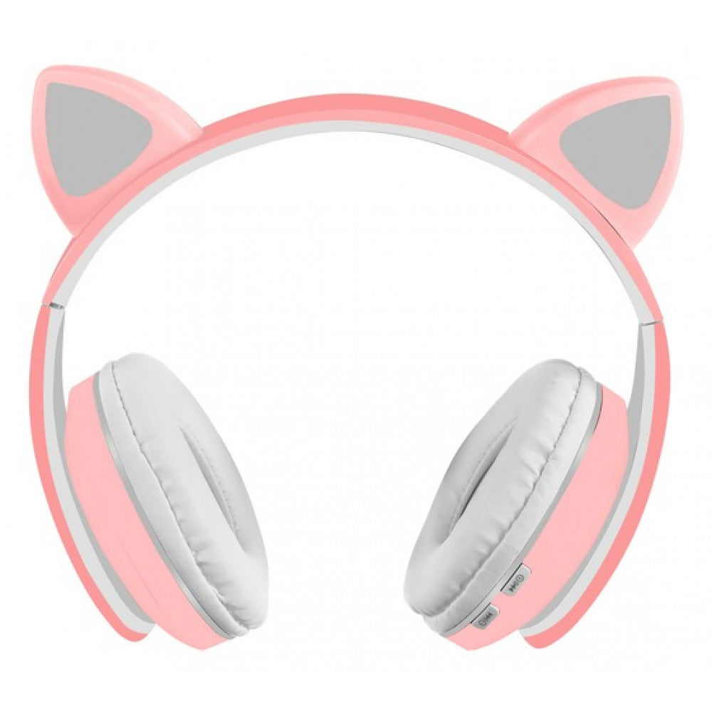 Kinderhoofdtelefoon bluetooth led draadloos katten