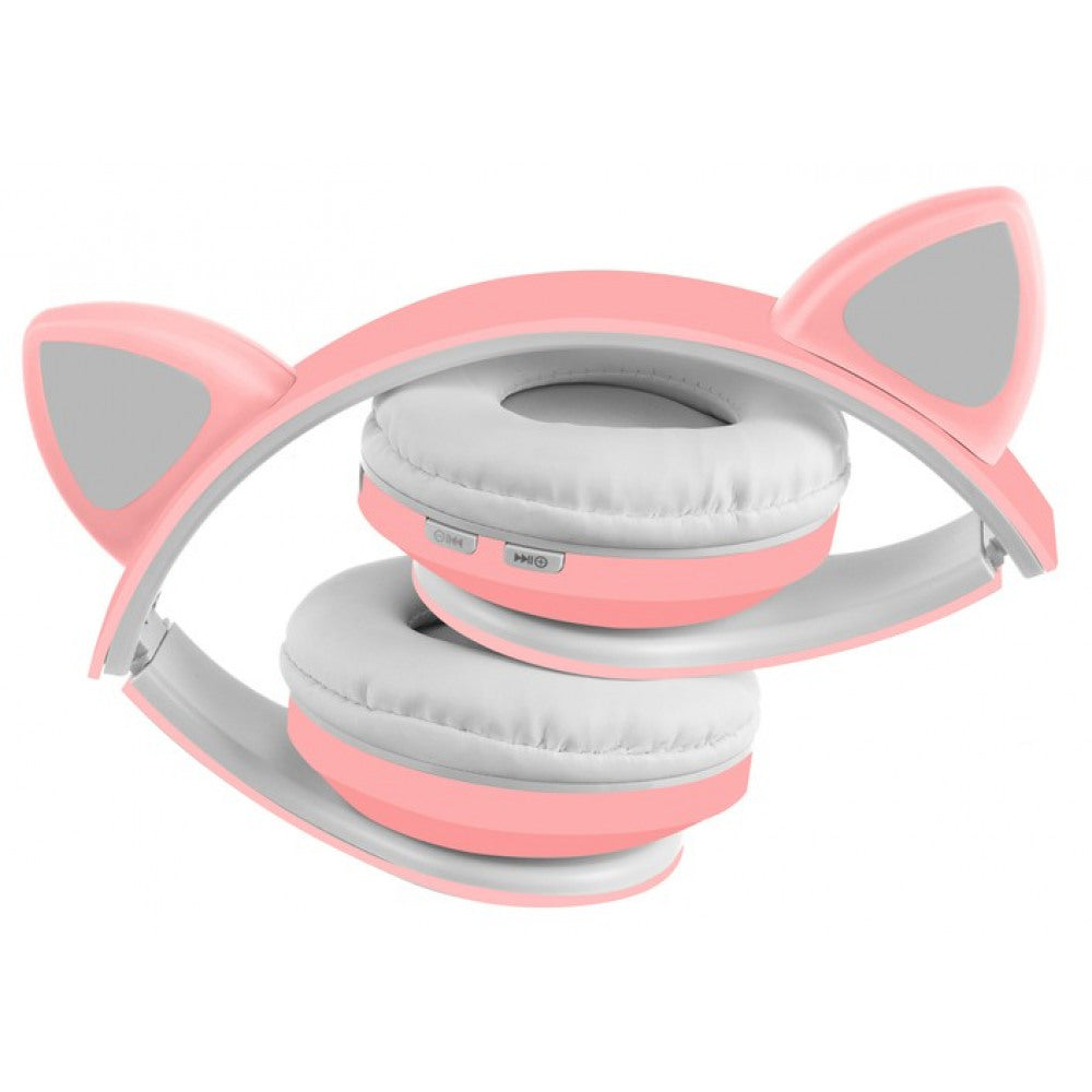 Kinderhoofdtelefoon bluetooth led draadloos katten