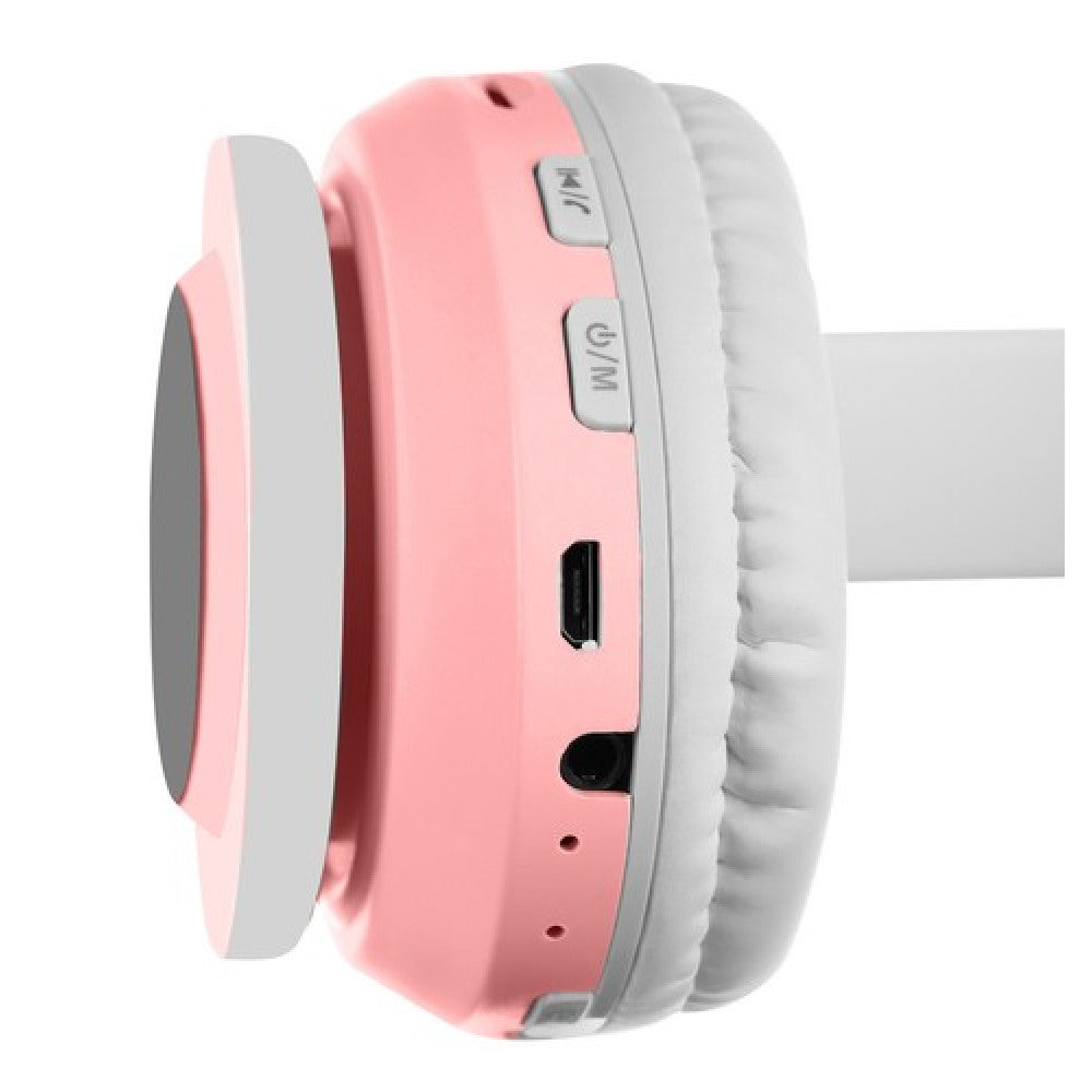 Kinderhoofdtelefoon bluetooth led draadloos katten