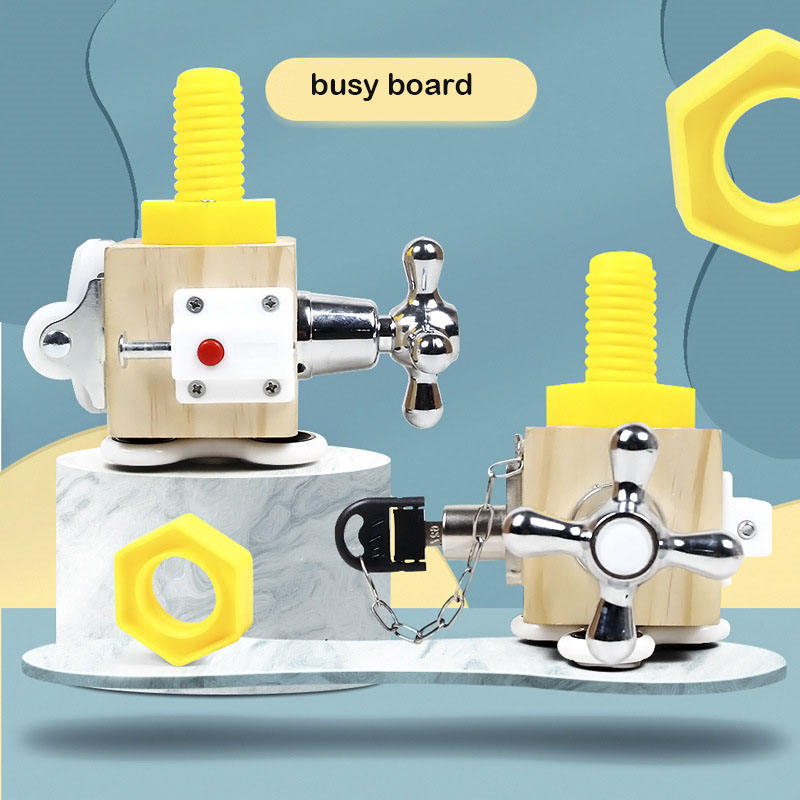 Activiteitenkubus voor kinderen - Busy Board