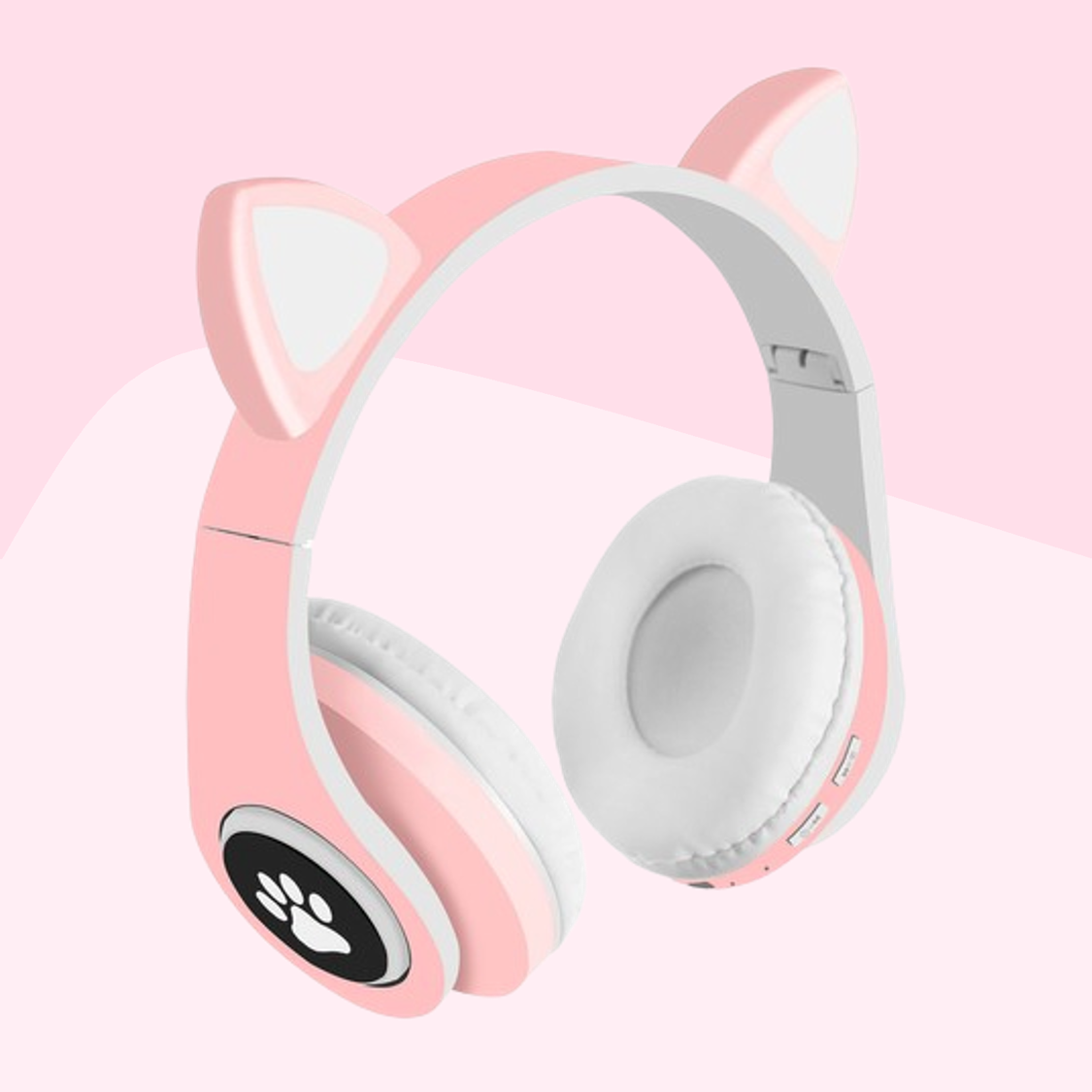 Kinderhoofdtelefoon bluetooth led draadloos katten