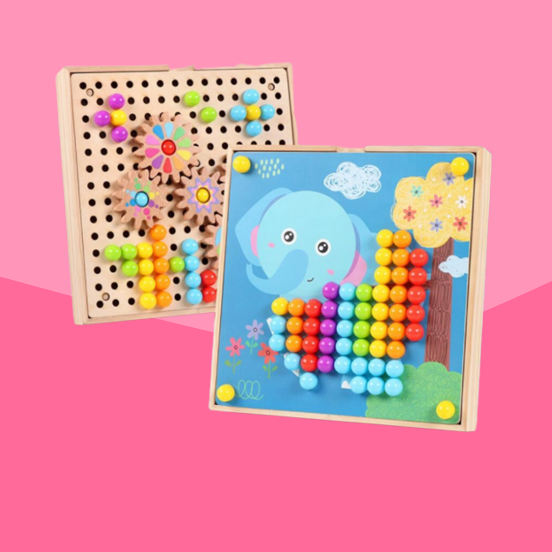 Kinderpuzzel Insteek Mozaïek - Speelgoed Kinderen Cadeau