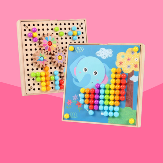 Kinderpuzzel Insteek Mozaïek - Speelgoed Kinderen Cadeau