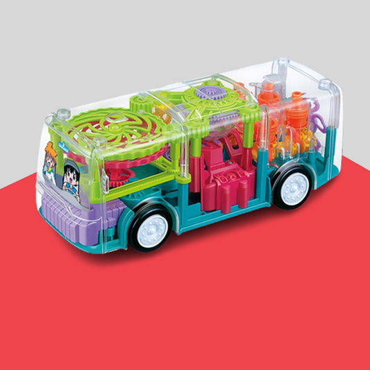 Roterende Verlichte Auto Bus met Geluid