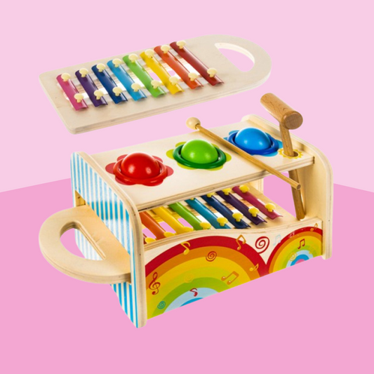 Speelgoed Xylofoon met Hamerspel