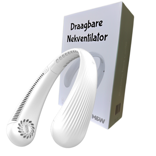 M&W Draagbare Nekventilator Wit