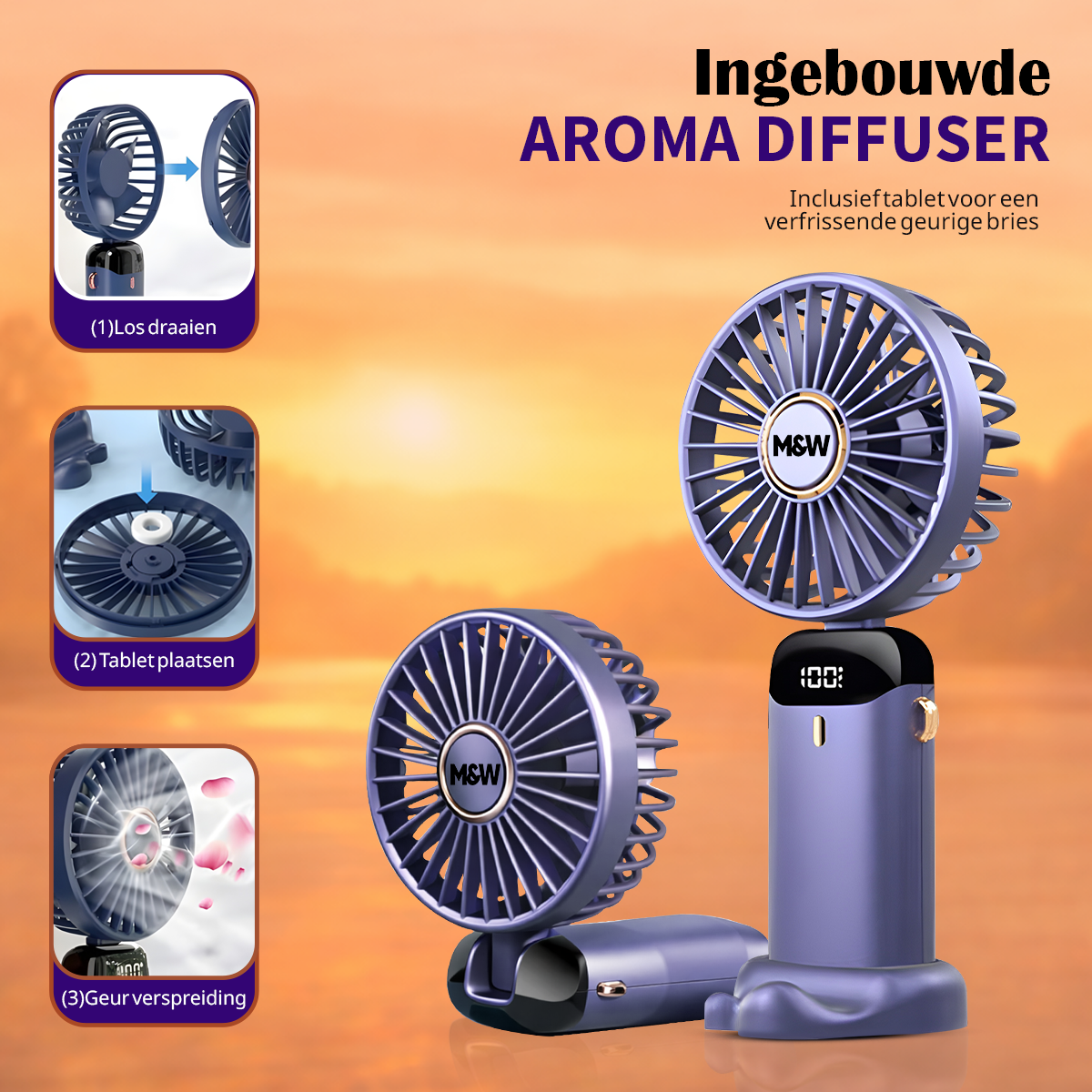 M&W Draagbare Hand Ventilator