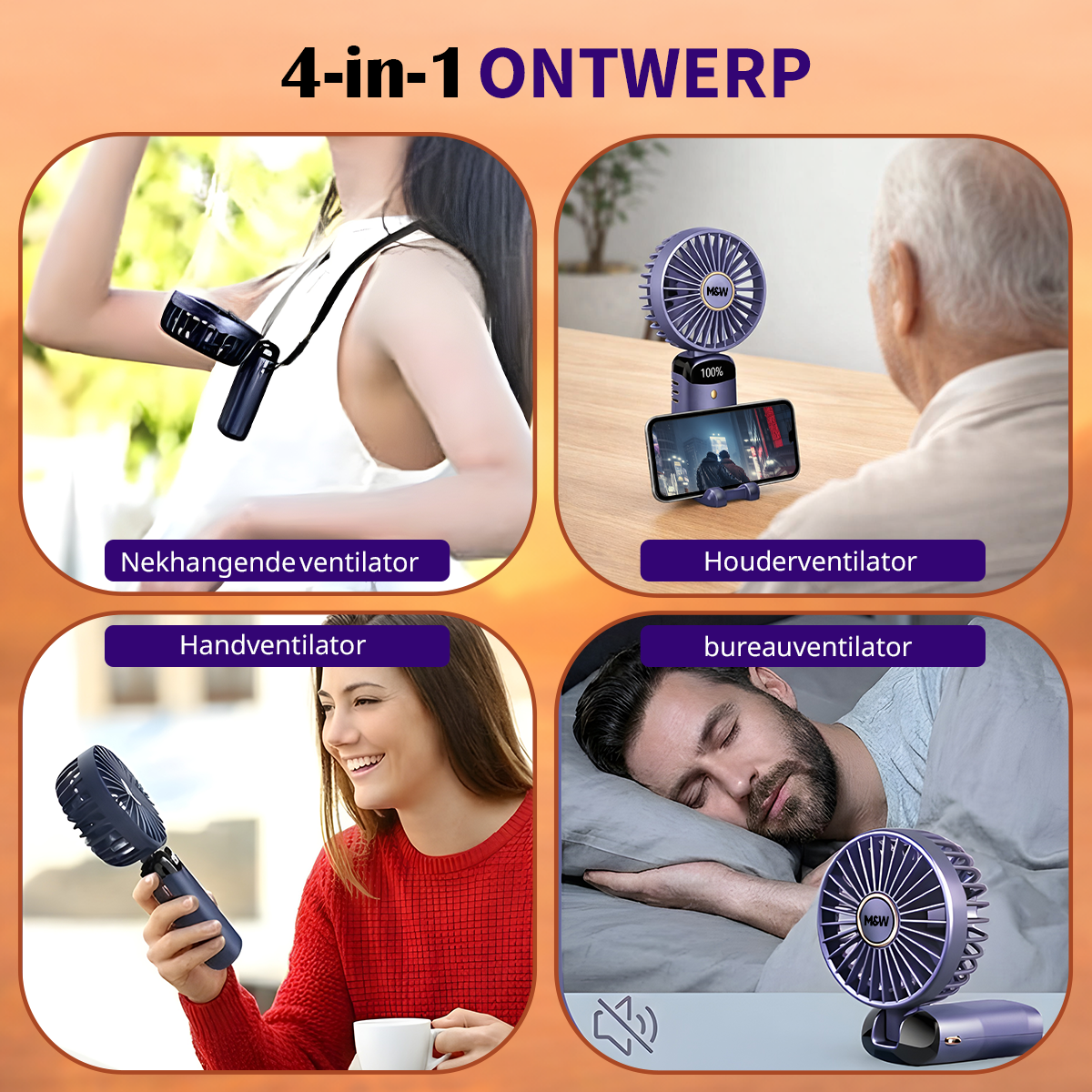 M&W Draagbare Hand Ventilator