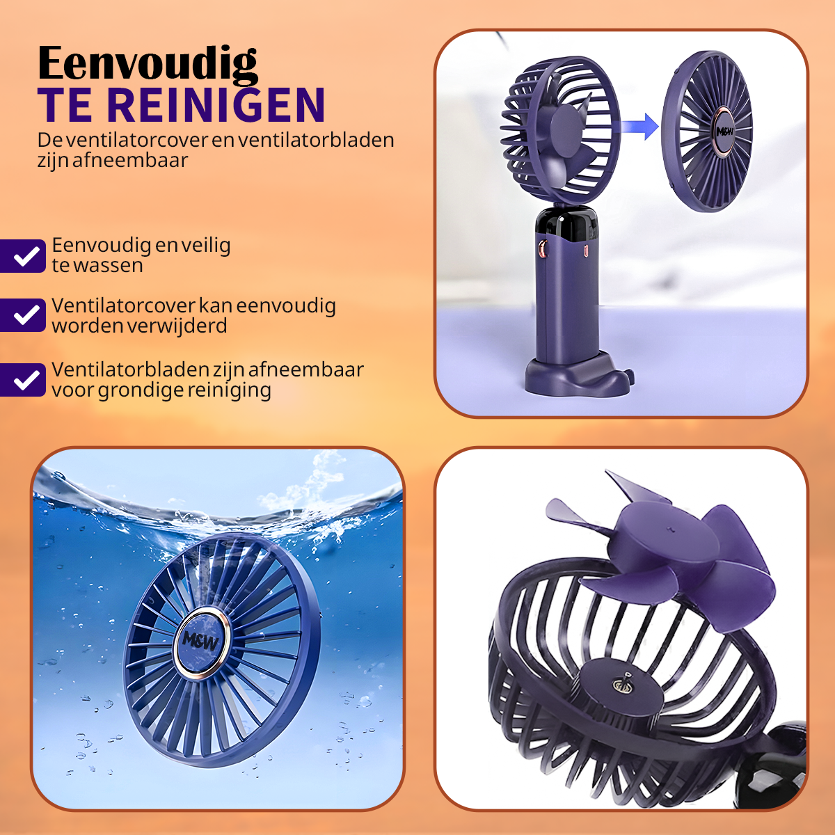 M&W Draagbare Hand Ventilator