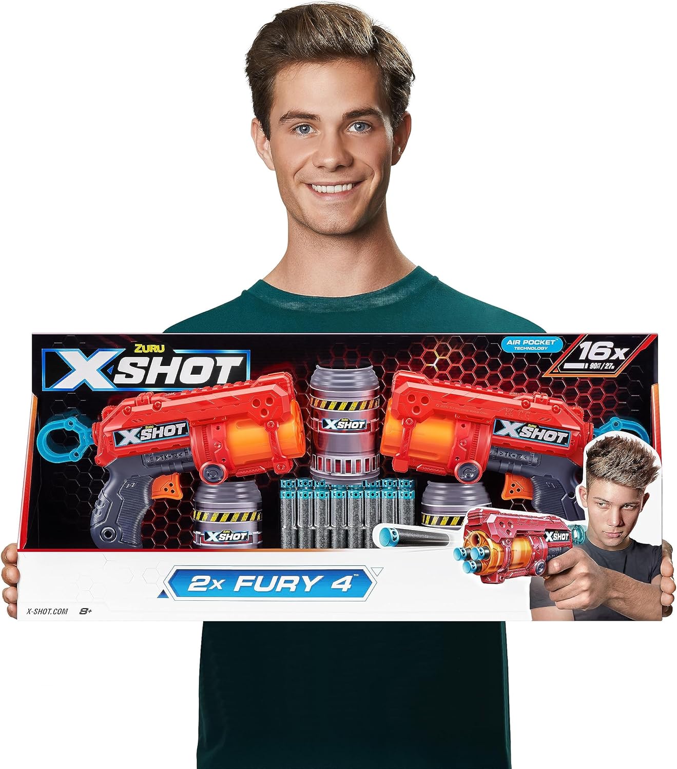 XSHOT Insanity Micro Blaster Nerfpistool - Speelgoedblaster