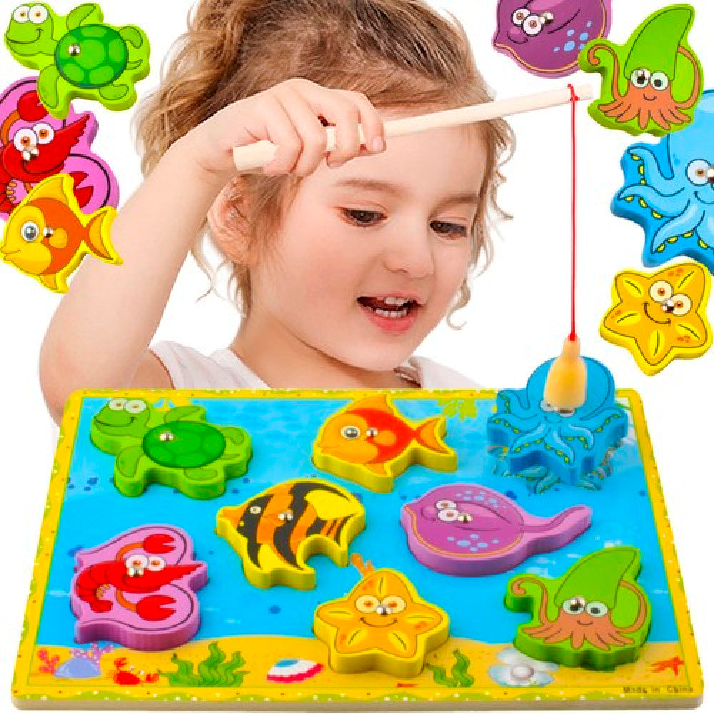 Vissen Houten Magnetisch Spel Speelgoed