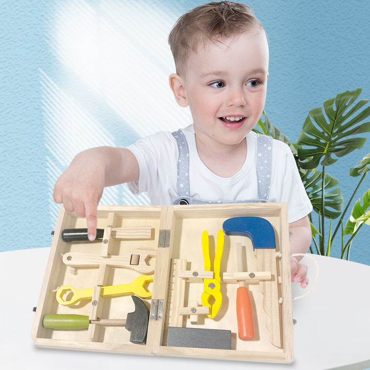 Houten Gereedschapskoffer - Kinderspeelgoed Educatief