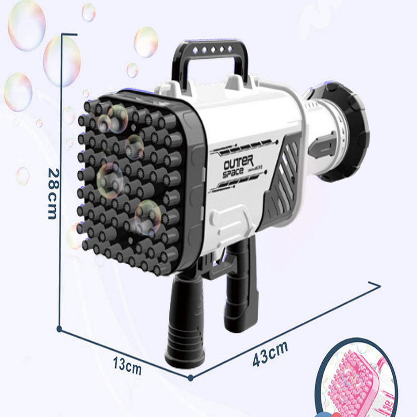 Bubbel Gun - Bellenblaas Bazooka
