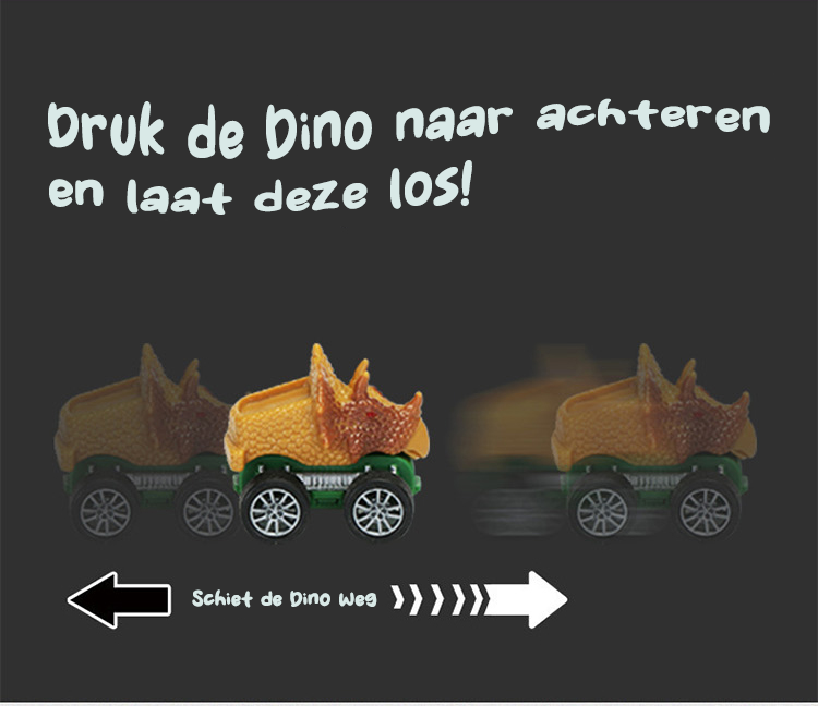 Dinosaurus Truck met Attributen Speelgoed