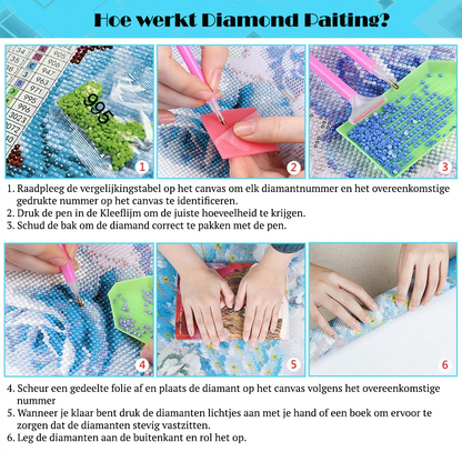 Zonnebloem - Diamond Painting 40x50